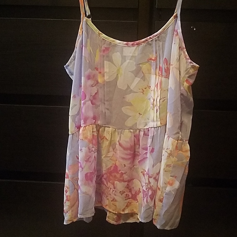 Floral tank top
